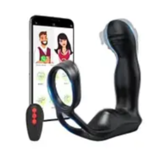 Anal Vibrator Prostate Massager With Cock Ring In Pakistan