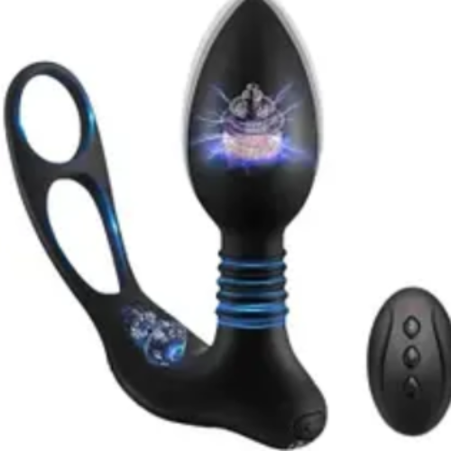 Double Motor Anal Vibrator With Remote In Pakistan